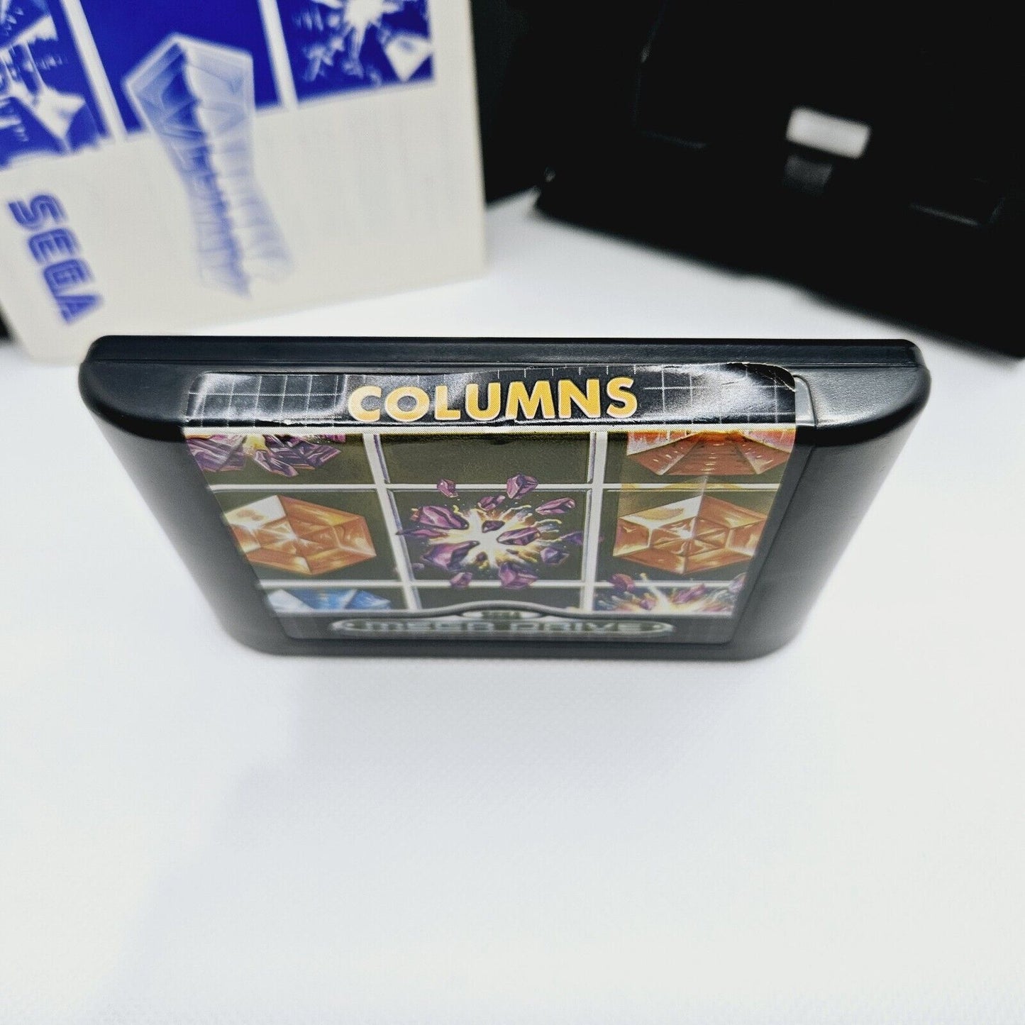 Columns Sega Mega Drive PAL Complete with Manual Tested Working