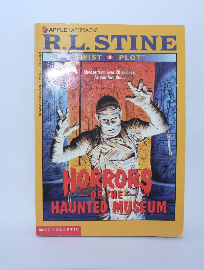 Twist A Plot Book - Horrors Of The Haunted Museum 1994 PB R. L. Stine Apple