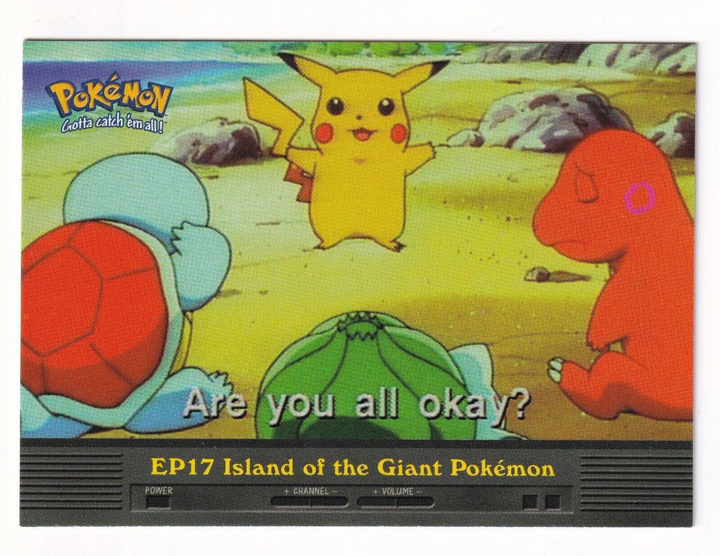 EP17 Island of the Giant Pokemon Topps Series Episode Blue Label