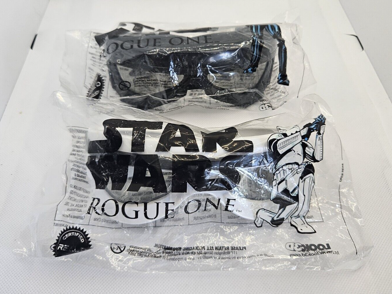 Star Wars Rogue One 3D Glasses x 2 Cinema Promo VGC Brand New Sealed