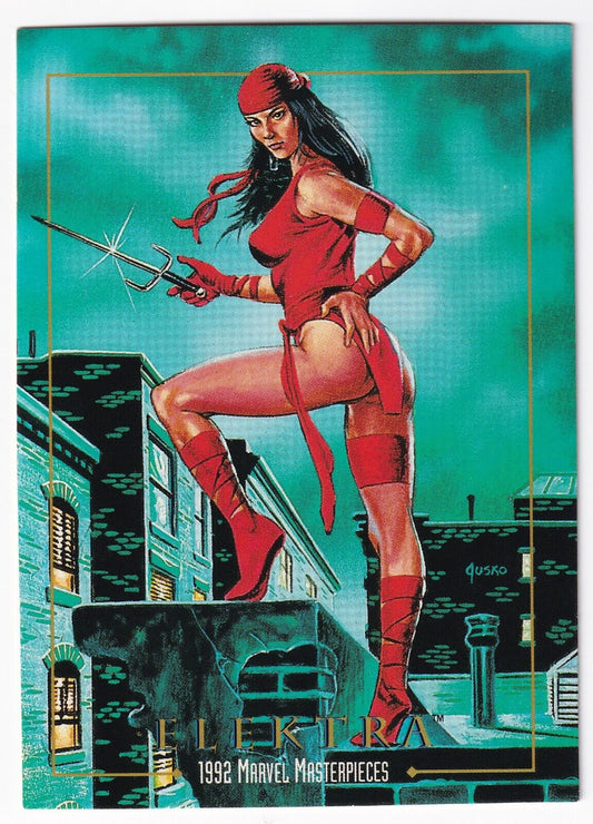 Elektra #22 1992 SkyBox Marvel Masterpieces Sky Box