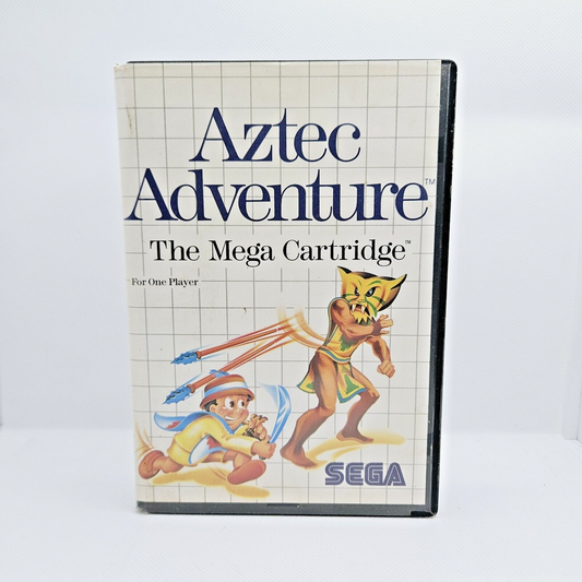 Aztec Adventure SEGA Master System The Mega Cartridge Complete No Manual