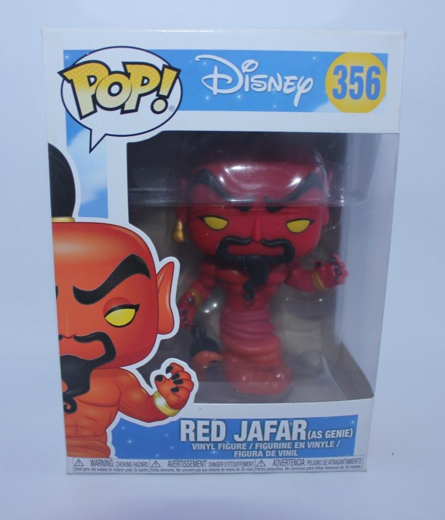 Disney Funko Pop- Red Jafar (as Genie) - Aladdin - No. 356 - Free Protector