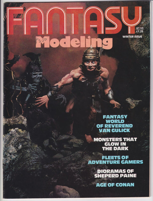 1980 FANTASY MODELING Magazine Winter Monster Kits Age of Conan