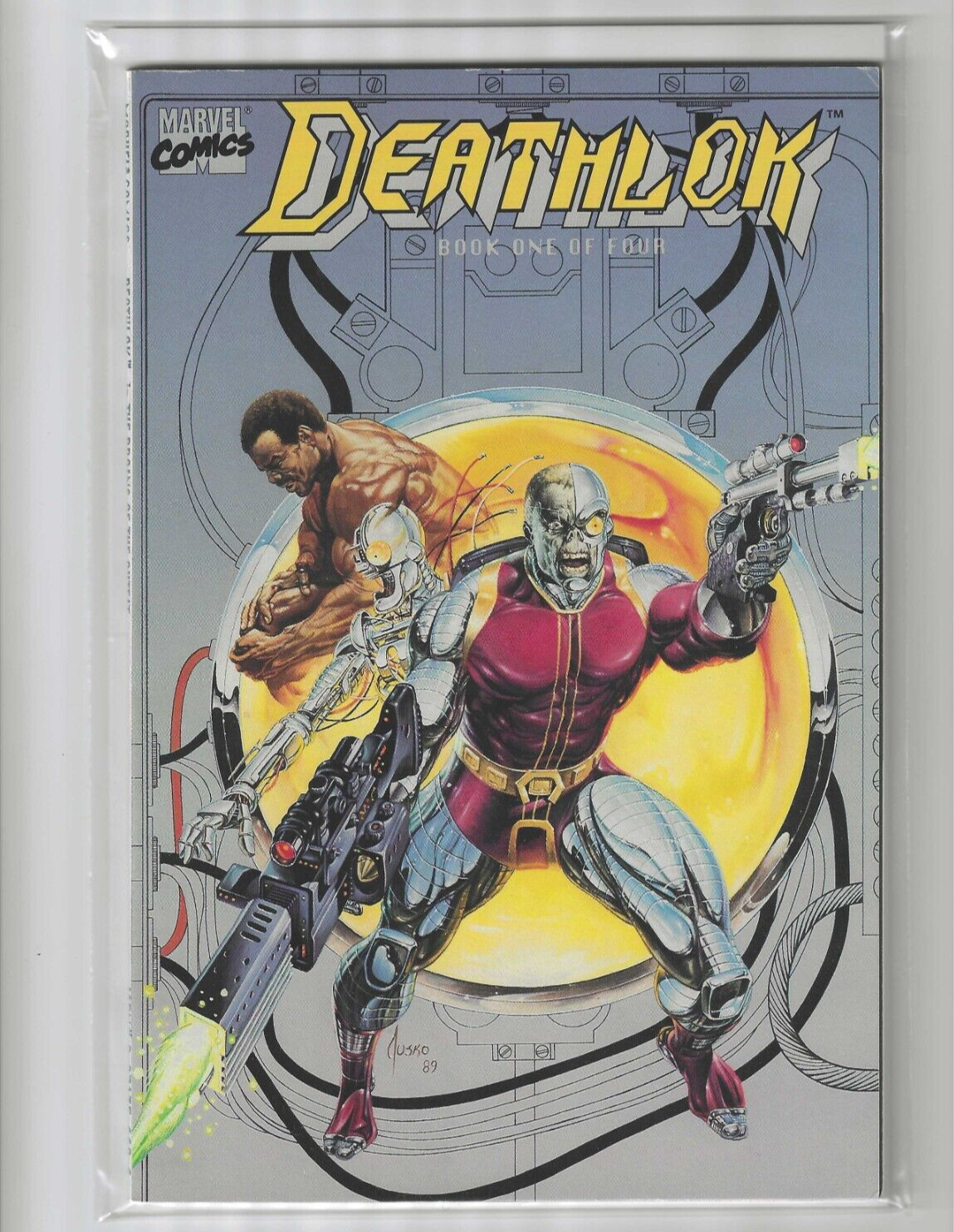 DEATHLOK: The Man In the Machine (Marvel 1990) NM, Book #1 of 4 (Graphic Novel)