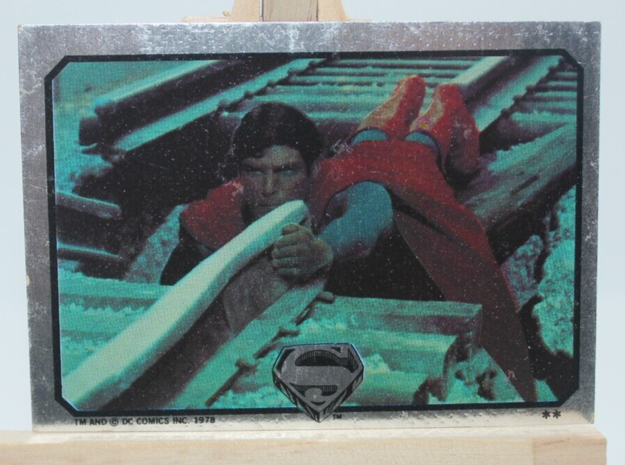 Superman the Movie 1978 Sticker x 2 DC Comics