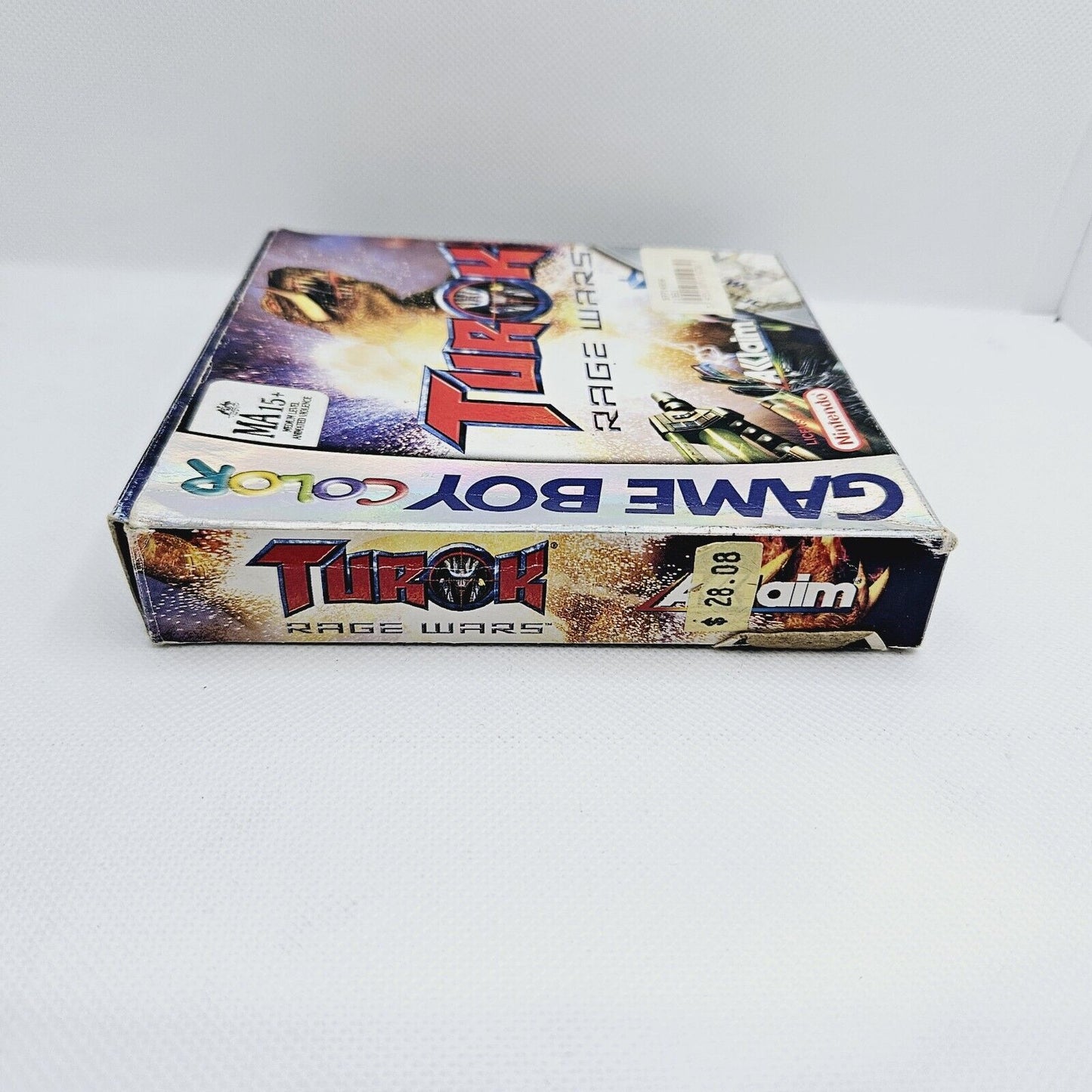 Turok Rage Wars Box and Game (No Manual)  Game Boy Colour Tested Working