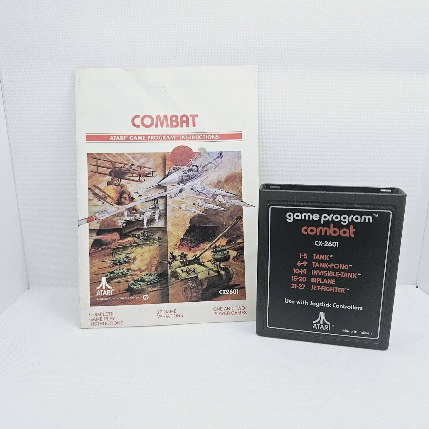 Atari 2600 VCS PAL Combat In Box With Manual Working See Desc