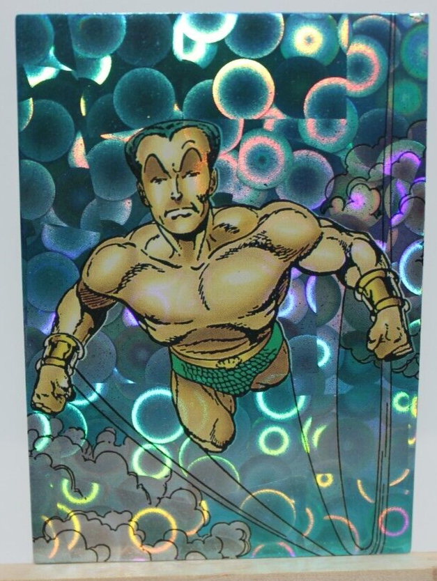 Silver Surfer 1992 Marvel Comic Namor Prism Trading Card #22 Sub-Mariner NM/MO