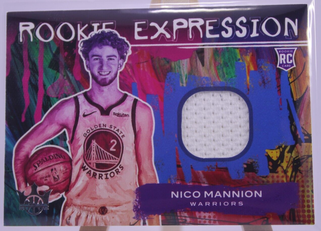 Nico Mannion Rookie Expression RM-MAN Patch 2020-21