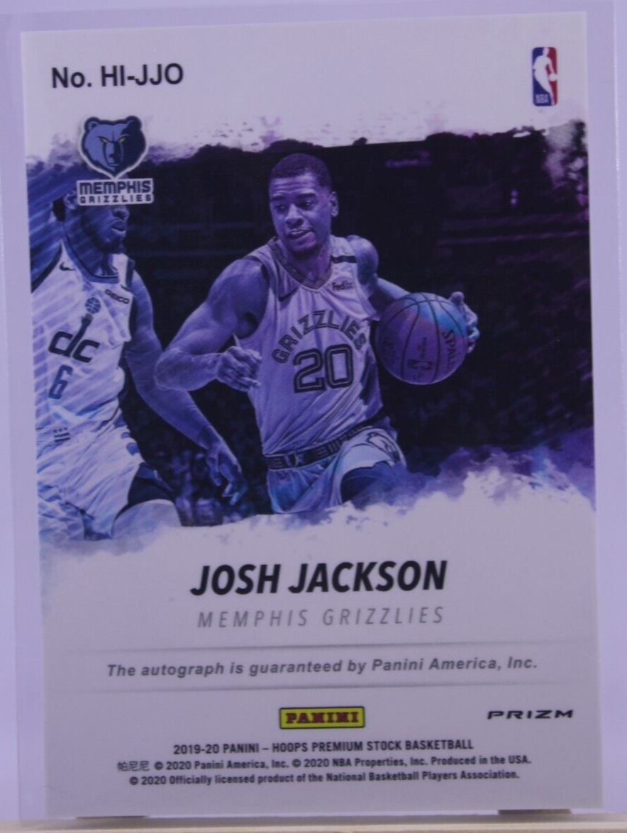 Josh Jackson 2019-20 NBA Hoops Ink Auto Autograph Memphis Grizzlies HI-JJO