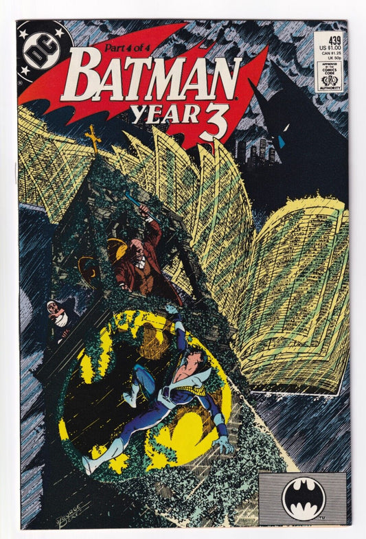 Batman Year 3 #439 1989 Nightwing Appearance Part 4 of 4