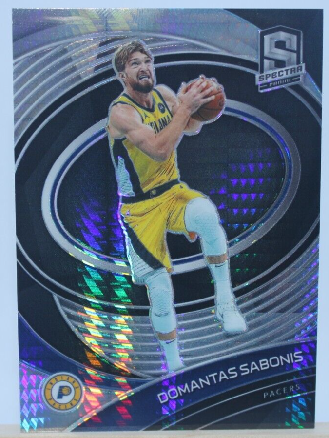 Domantas Sabonis Hyper Prizm #85 2020-21 Panini Spectra Indiana Pacers NBA