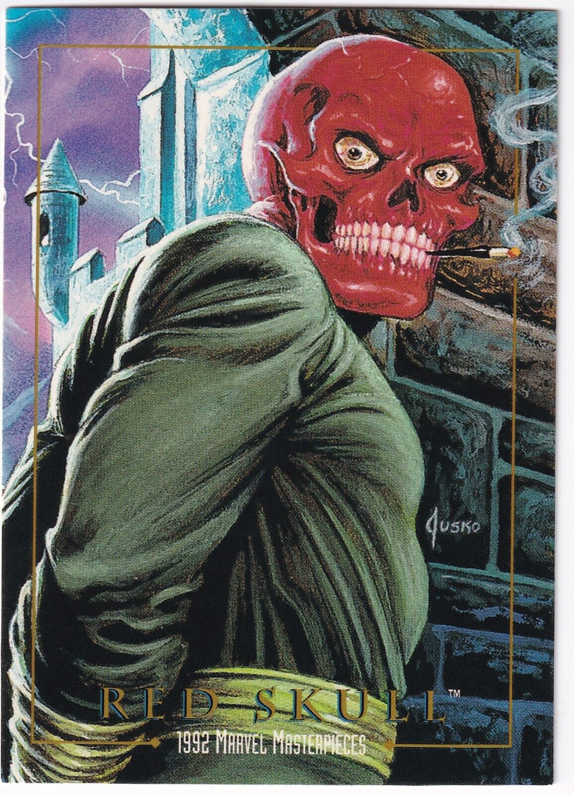 Red Skull #80 1992 SkyBox Marvel Masterpieces Sky Box