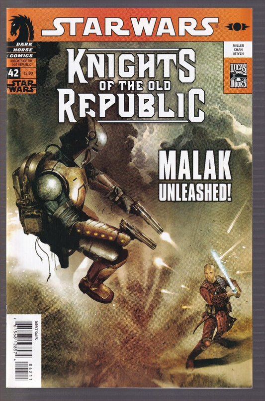 Star Wars: Knights Of the Old Republic 42  Newsstand 1st Darth Malak 2009