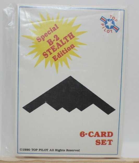 1990 Special B-2 Stealth Edition US Air Force 6 Card Set