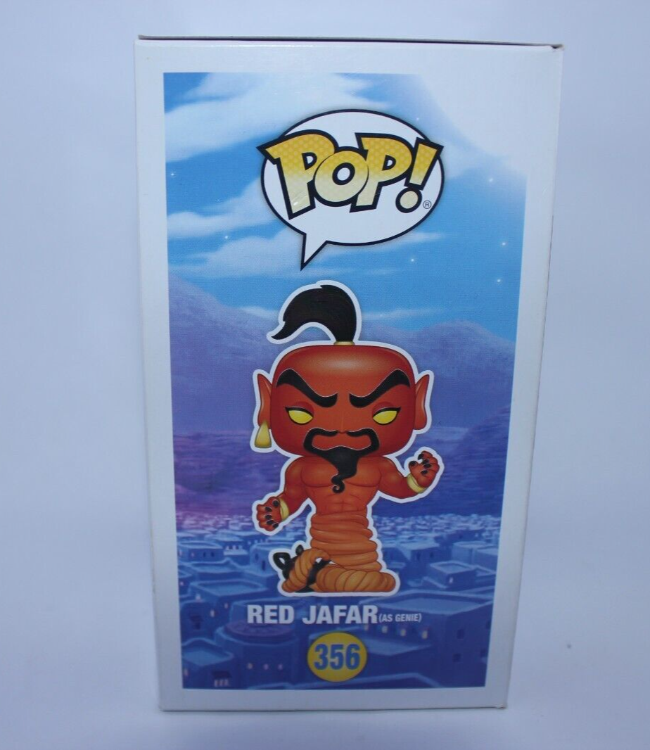 Disney Funko Pop- Red Jafar (as Genie) - Aladdin - No. 356 - Free Protector