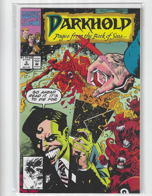 Darkhold #2 Pages From the Book of Sins Marvel Comics Nov 1992