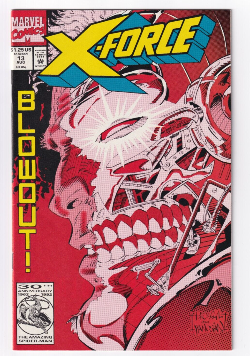 1992 Marvel X-FORCE #13 Blowout Superheroes Comic