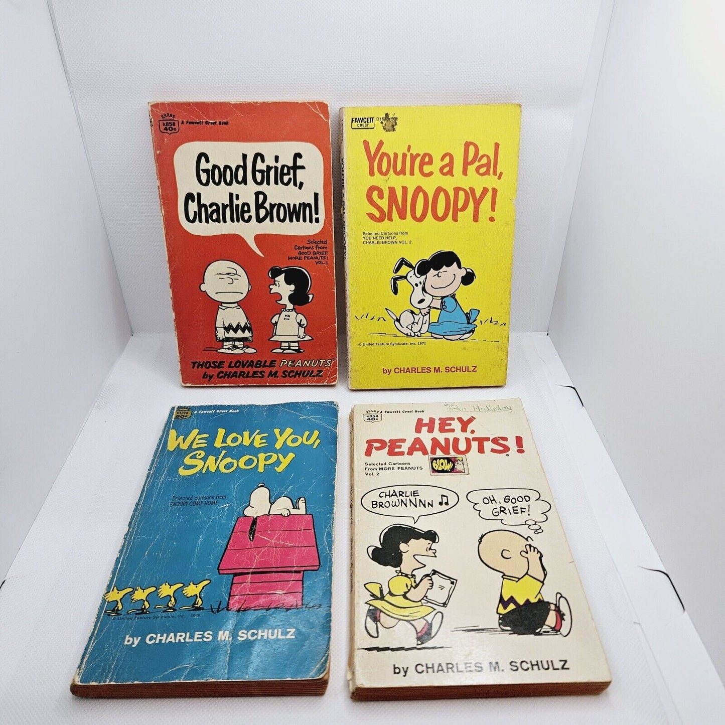 Snoopy Book Lot 1960's 14 x Books Charles M. Schulz