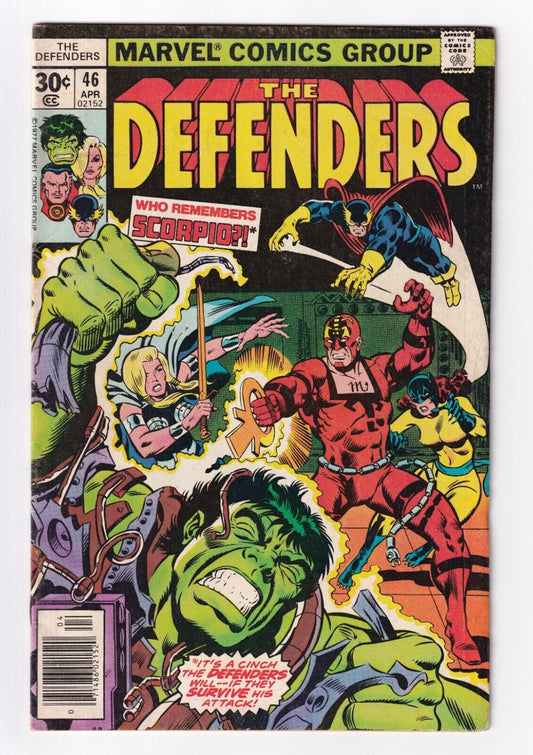 The Defenders #46 1977 Marvel Comics