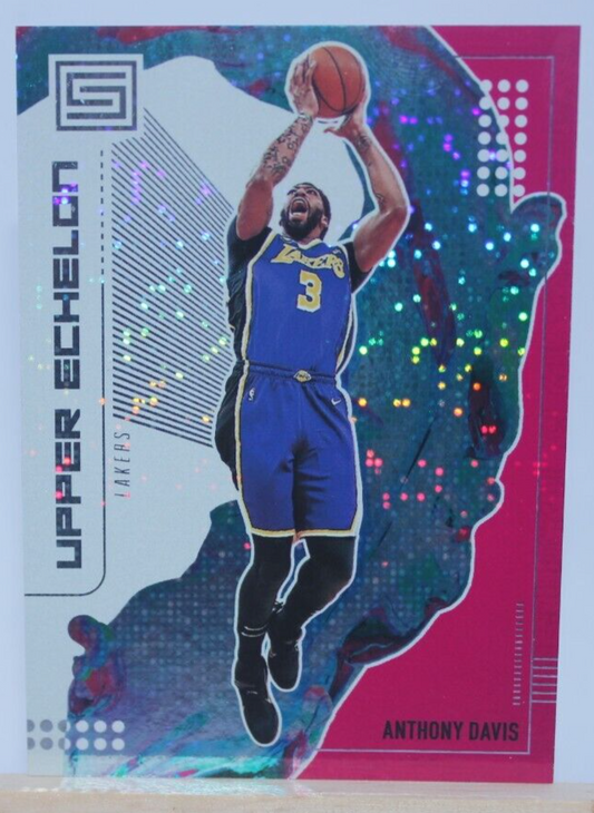 Anthony Davis Upper Echelon Red Panini Status Los Angeles Lakers NBA Card